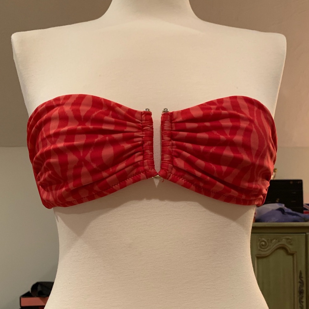 red bikini top from heidi klein
